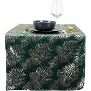 Unique Living | Tafelloper Sid 45x150cm dark green