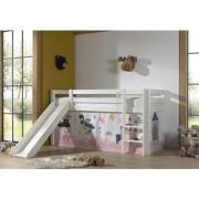 LUCEVI - Pino Halfhoogslaper H115CM + Ladder + Glijbaan + Princess Sop...