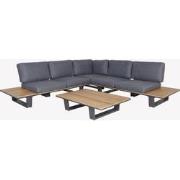 LOTA LOUNGE CORNER SET - ANTHRACITE  -  ANTHRACITE OLEFIN 240