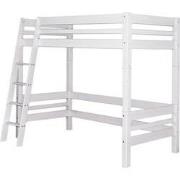 MOJO Hoogslaper schuine ladder White Wash 90 x 200 cm - exclusief mont...