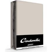 Cinderella Jersey Hoeslaken Taupe-90 x 210/220 cm