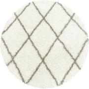 Tapijtenloods Harmony Soft Shaggy Rond Hoogpolig Vloerkleed Creme- 200...