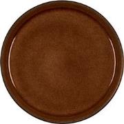 Bitz® Gastro - 6 stuks Aardewerk Ontbijtborden 21 cm Amber/Zwart 82140...