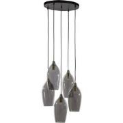 Light & Living - Hanglamp LUKARO - Ø45x36cm - Grijs