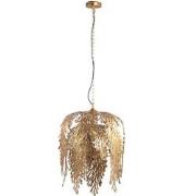 PTMD Joff Ronde Hanglamp - H67 x Ø53 cm - Ijzer - Goud