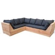 Wood4you - Loungeset 6 Douglas 210x210 cm - incl kussens