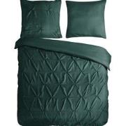 Pure Dekbedovertrek Luxe Chesterfield Groen-1-persoons (140 x 200/220 ...