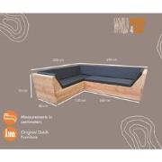 Wood4you - Loungeset 6 Douglashout  - incl strakke kussens