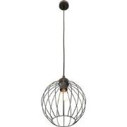 Industriële hanglamp Palmieri Zwart