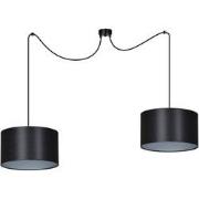 moderne hanglamp Volpe Zwart 2-lichts