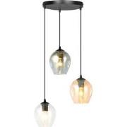 moderne hanglamp Montanari Zwart 3-lichts  - Øcm