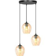 moderne hanglamp Montanari Zwart 3-lichts  - Øcm