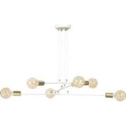 retro hanglamp Marco Wit 6-lichts