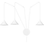 scandinavische hanglamp Abramo Wit 3-lichts