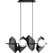 moderne hanglamp Marchetti Zwart 4-lichts