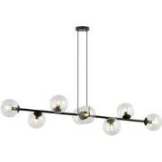 moderne hanglamp Accardi Zwart 8-lichts