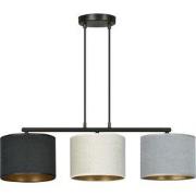 minimalistische hanglamp Amato Zwart 3-lichts