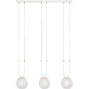 retro hanglamp Sanna Wit 3-lichts