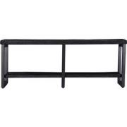 Tv-meubel Zwart Hout - 160x40x60cm - Pure Black - Giga Meubel