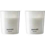 Meraki Geurkaarsen set White Garden klein