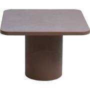 Salontafel Vierkant - Taupe Metaal - 50x50x35cm - Mischa