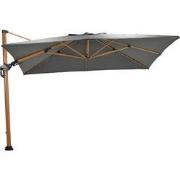 Garden Impressions Zweefparasol Hawaii Deluxe 300x300 - teak look / do...