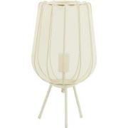 Light & Living - Tafellamp PLUMERIA - Ø25x45cm - Beige