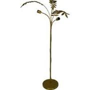 HSM Collection-Vloerlamp Palmtree-60x75x150-Goud-Metaal