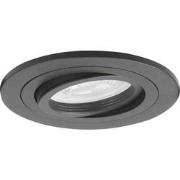 Highlight - Downlights - Plafondlamp - GU10 - 9,1 x 9,1  x 9,1cm - Zwa...