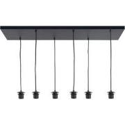 Highlight - Fantasy - Hanglamp - E27 - 100 x 35  x  130cm - Zwart