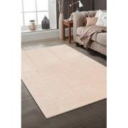 Tapijtenloods Samba Soft Fluffy Vloerkleed Laagpolig Beige- 80x150 CM