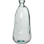 Mica Decorations Vaas Fles Organic recycled glas transparant - H 51 x ...