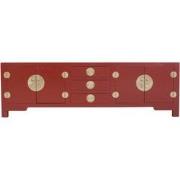 Fine Asianliving Chinese TV Kast Ruby Rood - Orientique Collectie