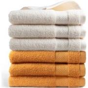 DoubleDry Handdoek Hotel Collectie - 6 stuks - 50x100 - 3x crème + 3x ...