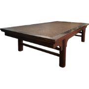 Fine Asianliving Antieke Chinese Tafel met Bamboe B220xD104xH54cm