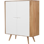 Ena cabinet houten opbergkast naturel - 90 x 110 cm