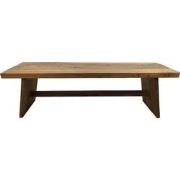 HSM Collection-Rechthoekige Bank-140x35x45-Naturel-Teak