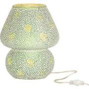 J-line - Lamp Bram Glas Groen Medium - 25x25x30cm