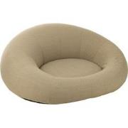 J-line - Matras Donut Polyethyleen Beige - 150x175x75cm