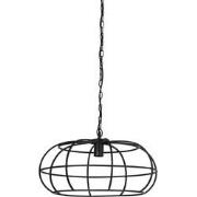 Light&living Hanglamp Ø53x28 cm IMELDA mat zwart