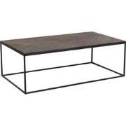 Light&living Salontafel 120x65x40 cm CHISA hout bruin-zwart