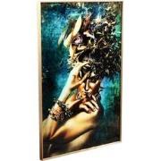 PTMD Melani 'Embrace Nature'' Kunst Wanddecoratie - 80x120 cm - Blauw