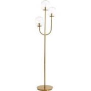 Light&living Vloerlamp 3L E14 38x20x162 cm MAGDALA glas helder+goud