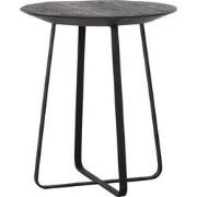 DTP Home Coffee table Neptunes small BLACK,45xØ40 cm, recycled teakwoo...