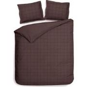 Heckett & Lane Dekbedovertrek Diamante Marsala Brown 260 x 200 220 cm ...