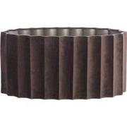 Light&living Kap ovaal recht smal 45-21-22 cm DISLI velvet donker brui...