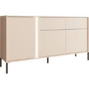 Meubella Dressoir Desert - Beige - 153 cm - 2 lades