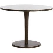 Light&living Bijzettafel Ø61x41 cm PAZO donker bruin marmer+donker bru...