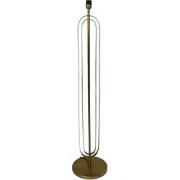 HSM Collection-Vloerlamp-30x30x140-Goud-Metaal