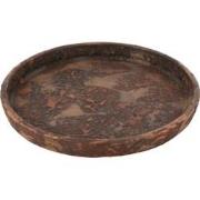 J-line - Plate Flowerpot Terra Brown/rust - 40x40x4cm